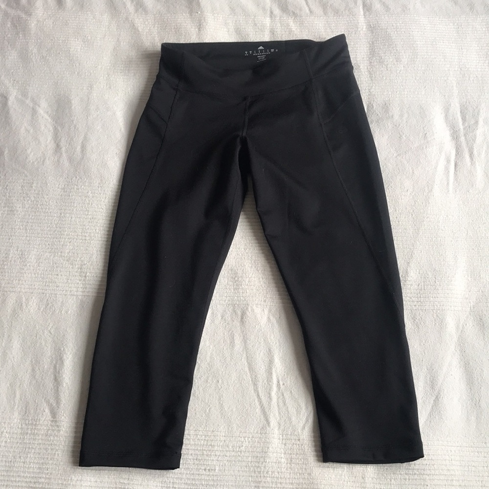 Adidas Black Climalite Crops Size Small